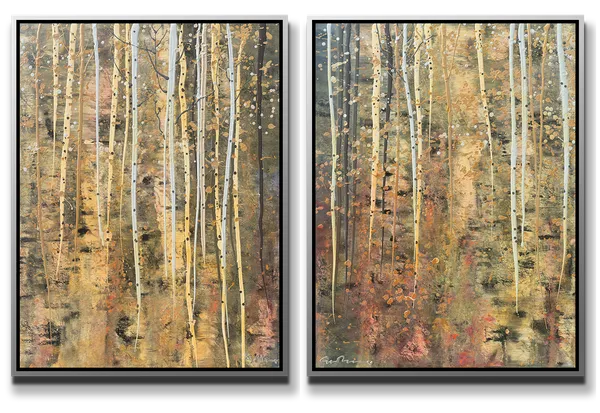 Simon Bull, Melody Of Light I & II (diptych), 2026