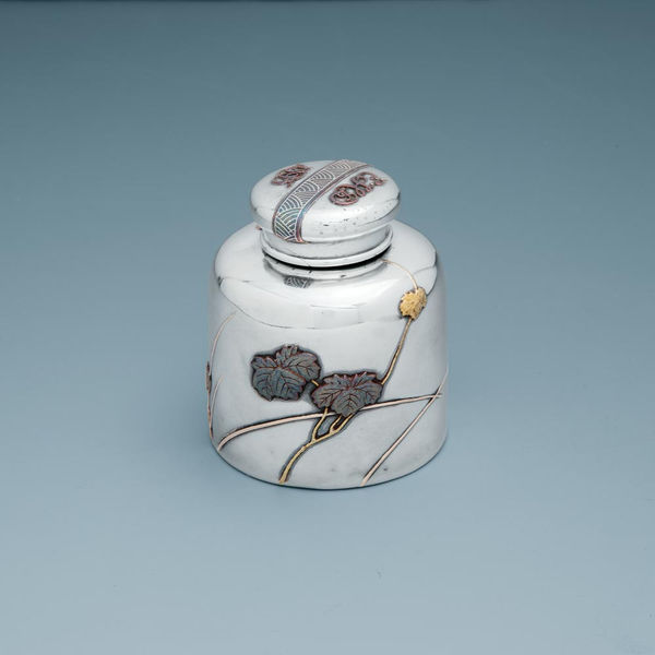 Tiffany & Co., An American Silver and Mixed-Metals Inkwell, late 1870’s