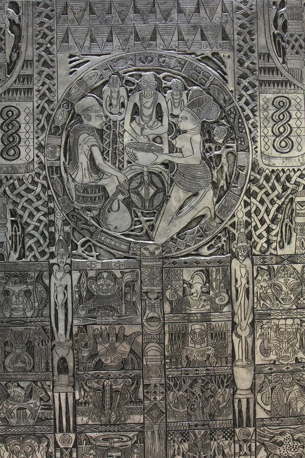 Moses Unokwah, ALL GOOD THINGS COME IN THREES , 1998