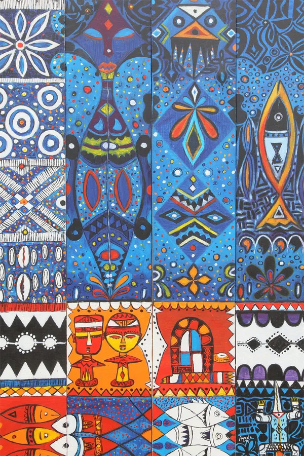 Gbenga Olatunji Aguda, MOTIFS III , 2016