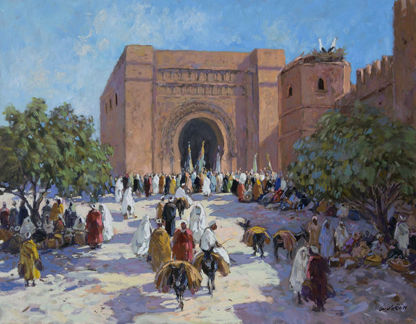 Mohamed Krich, Portail des Oudayas