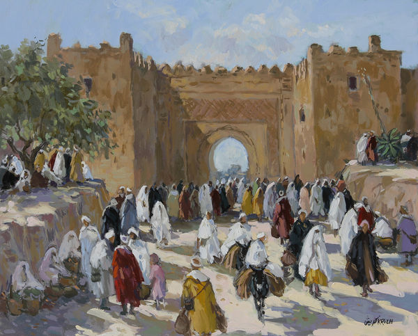 Mohamed Krich, Portail à Fes