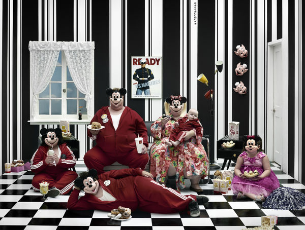 GERARD RANCINAN, Family Watching TV, 2011