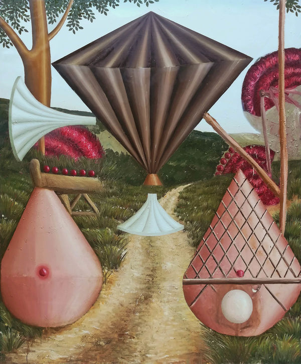 Siro Cugusi Untitled #10, 2022 Oil on canvas 194 x 161 cm