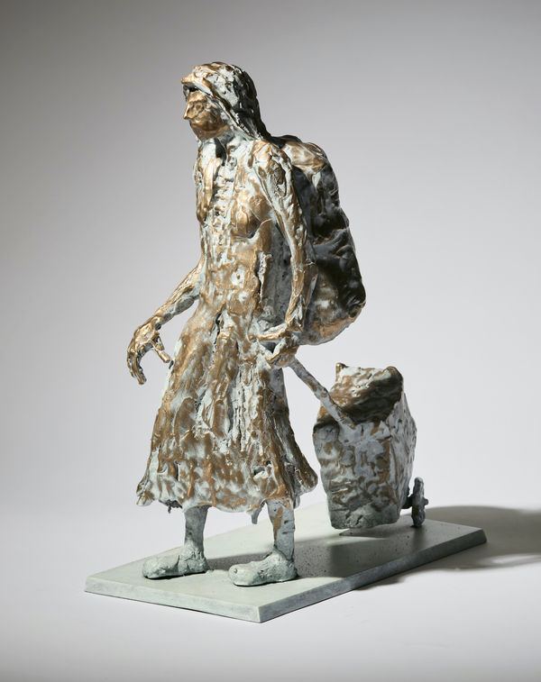 John Behan RHA, Woman with Suitcase, 2022