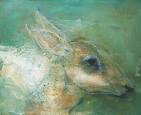 Margo Banks Picture of You oil on canvas 40 x 50cm