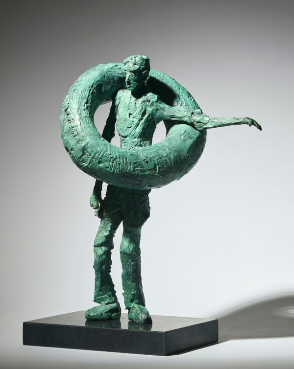 John Behan RHA, Boy with Life Tube III, 2022