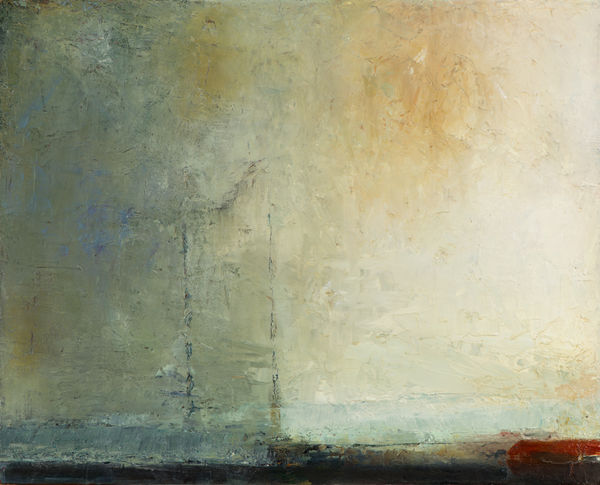 Carol Hodder Skyline IV oil on canvas 40 x 50cm