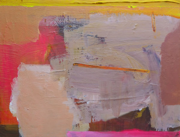 Julie Cusack Cro Folaigh 1 acrylic on canvas 25 x 35cm