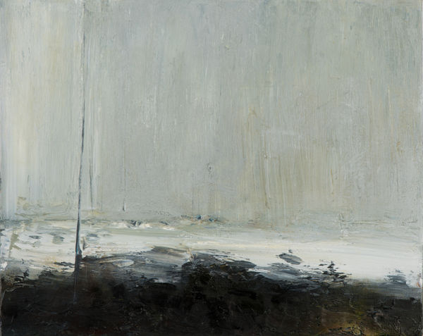 Carol Hodder Ice Field III oil on canvas 40x50cm
