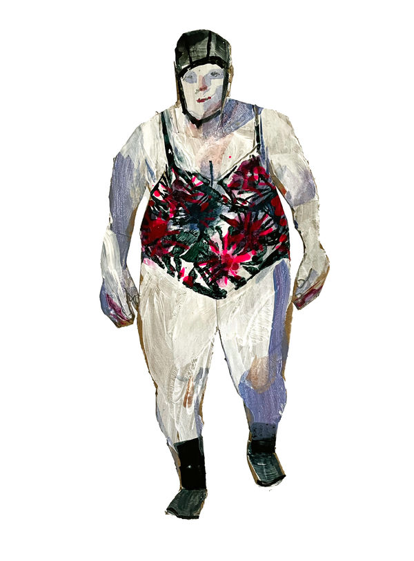 John Short, Woman in Floral Costume