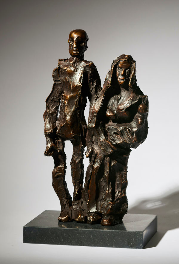John Behan RHA, Migrant Family, 2022