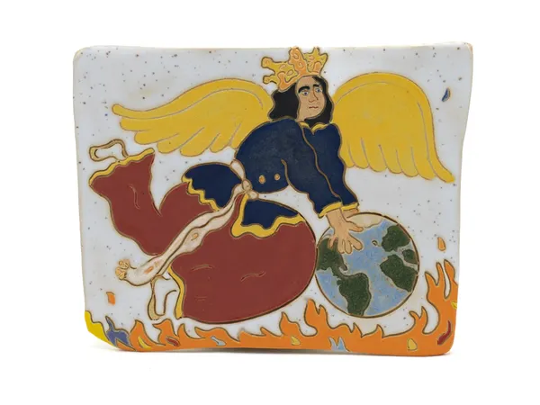 Kevin McNamee-Tweed, Angel Carrying Earth Ove Fire, 2023