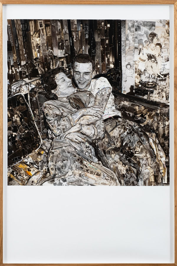 Vik Muniz Casal, da série Álbum, 2014/2017 Impressão com tinta pigmentada sobre papel Hanehnemühle Photo Rag 308g 56,5 x 57,3 cm