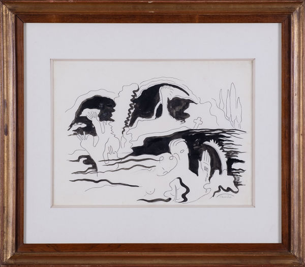 Tarsila do Amaral Sem título, série Antropofagia, déc. 1920 Nanquim e aquarela sobre papel 24 x 33 cm