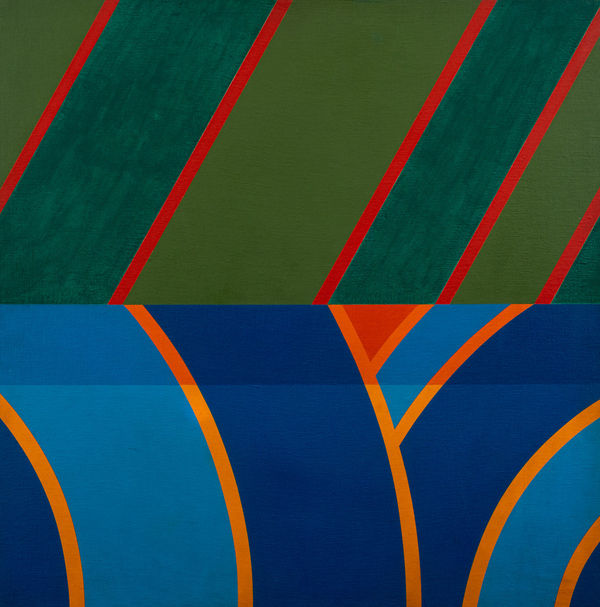 Maurício Nogueira Lima Reflexo, 1974 Tinta acrílica sobre tela 80 x 80 cm