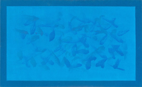 Amélia Toledo da série Campos de Cor, Anos 2000 acrílica sobre juta 80 x 130 cm