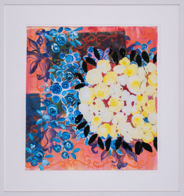 Beatriz Milhazes Sem título, 1990 Tinta acrílica sobre papel 63 x 69 cm