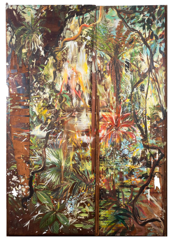 Rodrigo Bueno TERUÃ, 2005-2007 Acrílica e colagem sobre madeira recuperada 202 x 140 x 8 cm