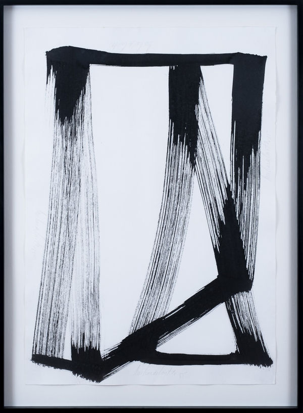 Amílcar de Castro Sem título, 1985 Nanquim sobre papel 98 x 68 cm