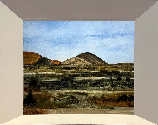 Kevin Earl Taylor Transportal, 2026 oil on panel 16 x 20 in 40.6 x 50.8 cm