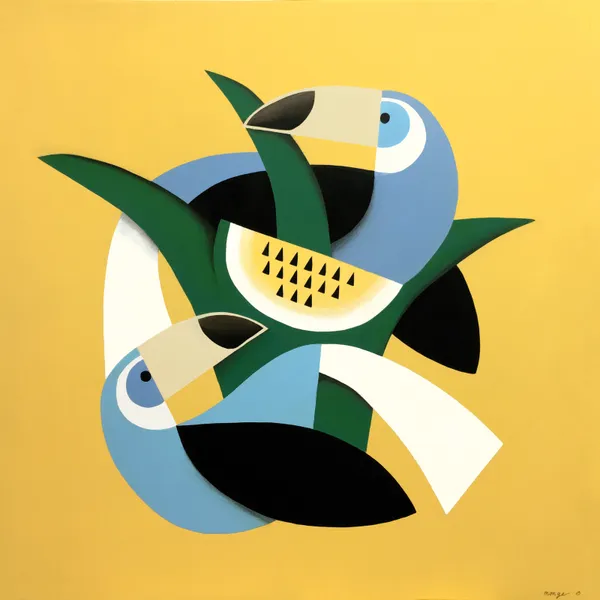Quentin Monge, Toucan's Feast, 2019