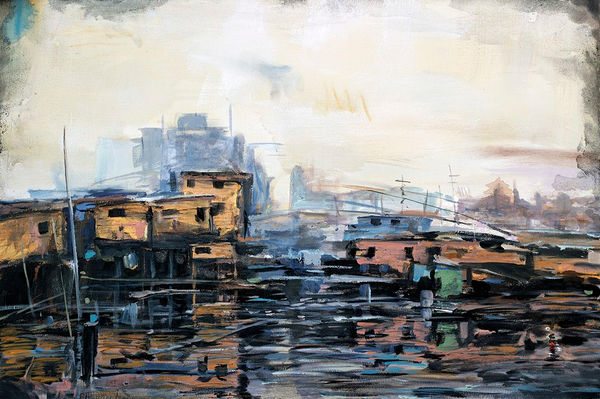 Jeff Gillette, Abstract Slum 3, 2025