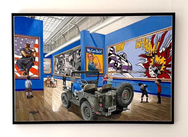 Gully, Jean Michel, Takashi, Andy, Pablo, Jackson meet Lichteinstein, Picasso, Warhol, Murakami, Rockwell , 2024