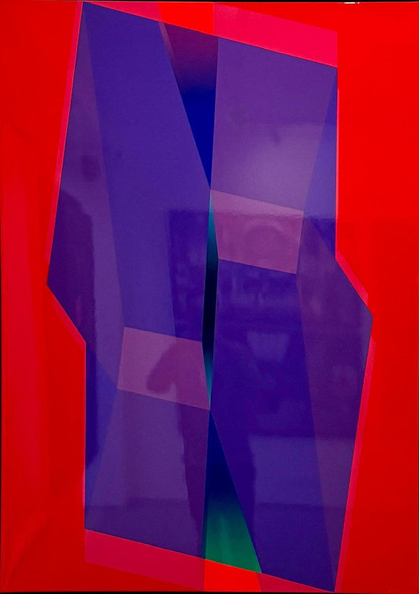 Arthur Dorval, Cube Red, 2023