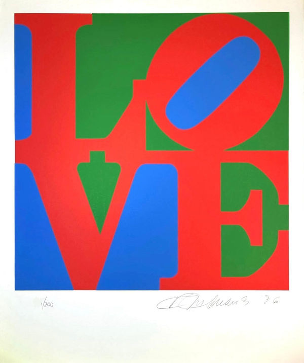 Robert Indiana, Love (The book of love), 1996