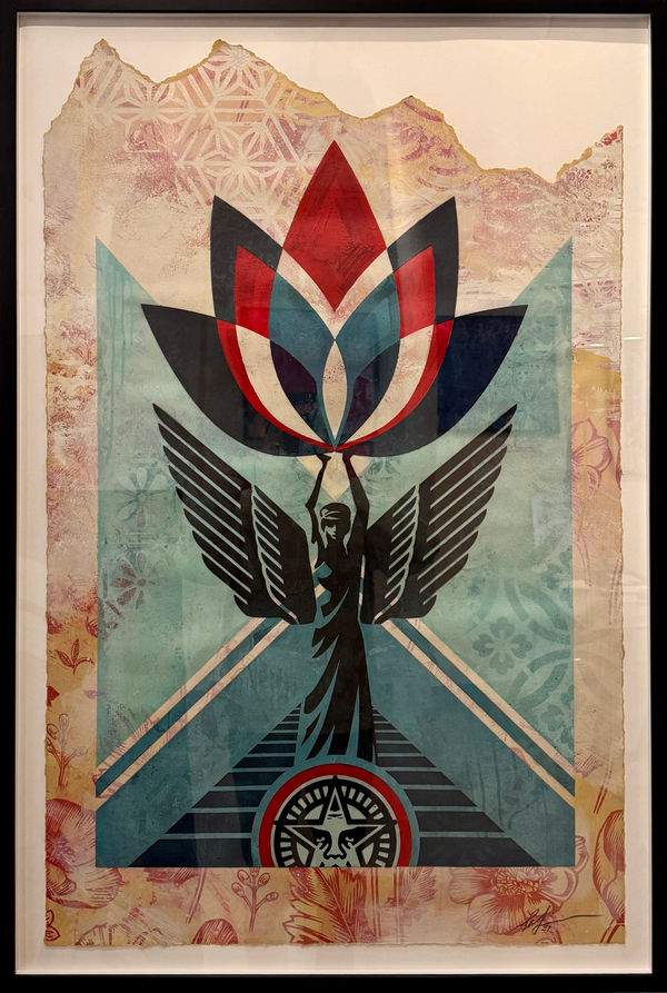 Shepard Fairey, Lotus Angel, 2024
