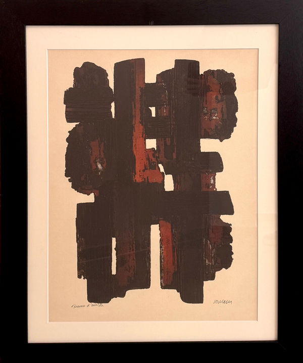 Pierre Soulages, Eau-forte IX, 1957