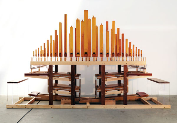 Tauba Auerbach, Auerglass Organ, 2009