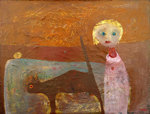 Aharon Messeg, Cat, 1960