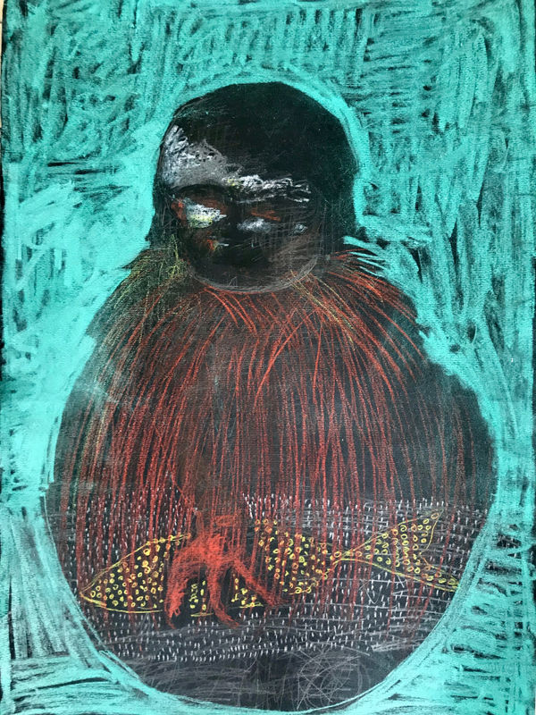Sadikou Oukpedjo, Untitled 2, 2018