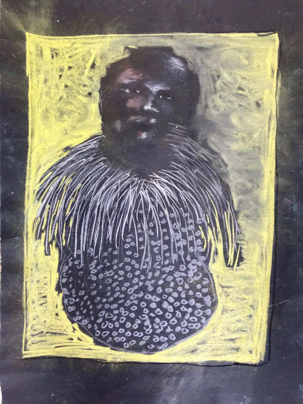 Sadikou Oukpedjo, Untitled 1, 2018