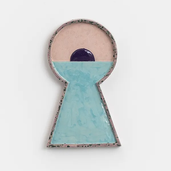 Victor Delestre & Léo Luccioni A last sunset (purple), 2026 Glazed ceramic 60 x 35 cm. 23 x 13 in.