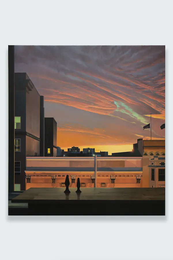 Paul Rouphail, Sunset in a City, 2023