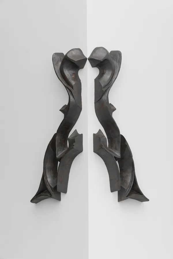 Paola Siri Renard & Léo Luccioni Saint-Michel, 2026 Glazed ceramic approx. 100 x 50 cm. 39 x 19 in.