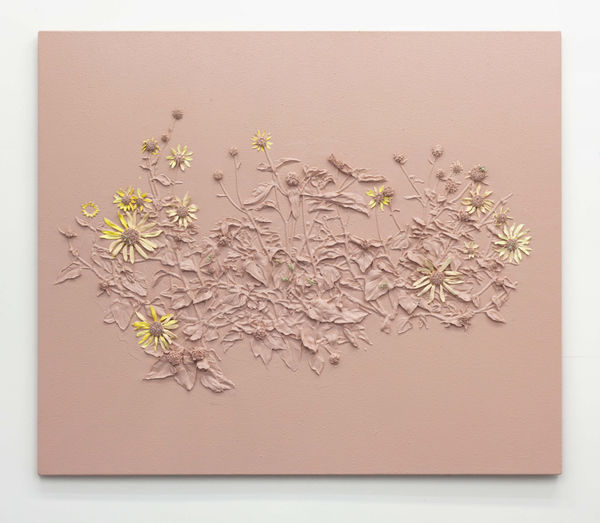 Michael Assifff, Weeds with yellowjackets (Coral Dust 2173-50), 2020