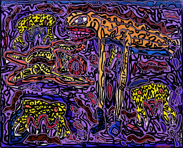 PLUSIEURS BÊTES, PLUSIEURS MONSTRES. DES ESPÈCES DE CRABES ET PLUS ENCORE, MAIS C'EST PAS SÛR