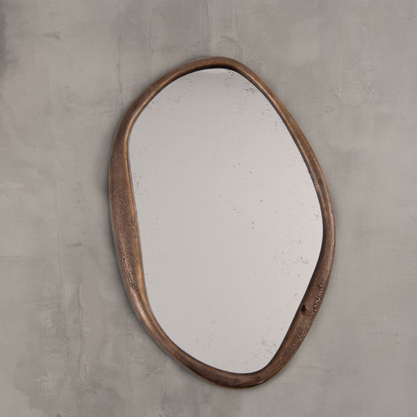 Perfumer Mirror in Bronze