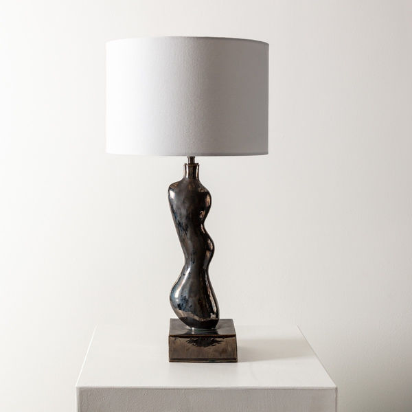 Metallic Black Lamp