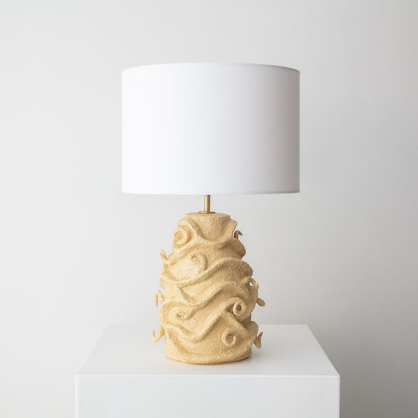 Vine Table Lamp in Ochre