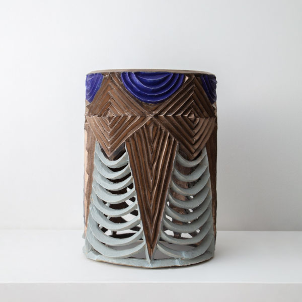 Christopher Maschinot, Multi-Tonal Carved Side Table