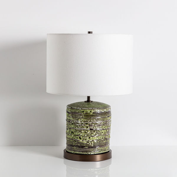 Green Cylinder Lamp