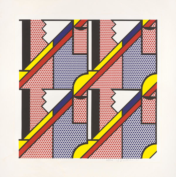 Roy Lichtenstein, Modern Print, 1971