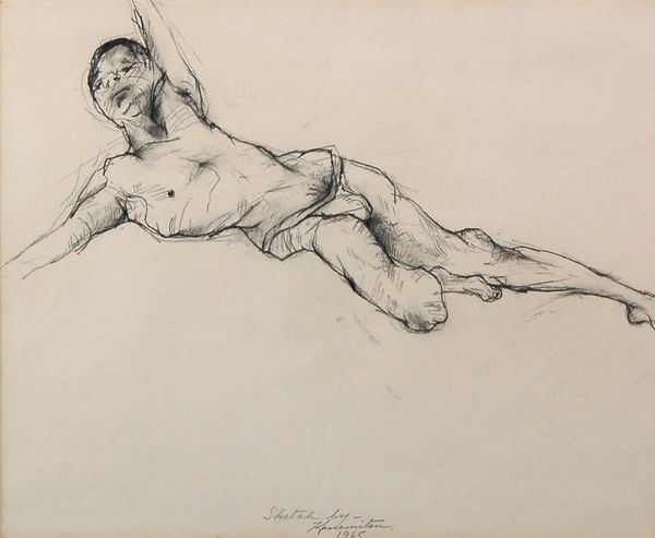 Matsumi Kanemitso, Untitled (Sketch of a Boy), 1965