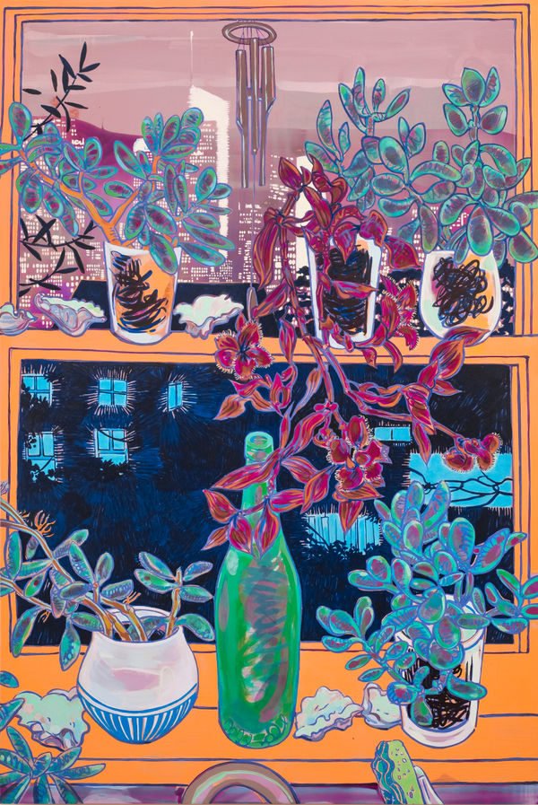 Downtown L.A. from Echo Lake