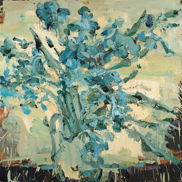 Tagreed Darghouth, From the series "To My Father, From Van Gogh’s Bouquets 13", 2021